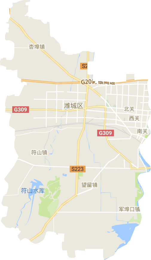 潍城区电子地图