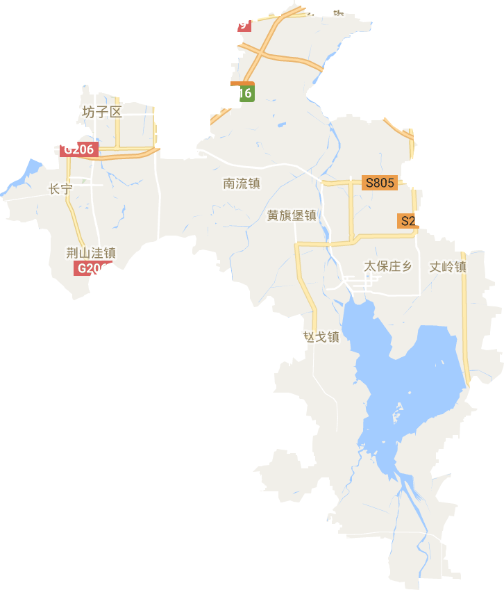 坊子区电子地图