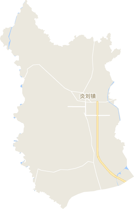 炎刘镇电子地图