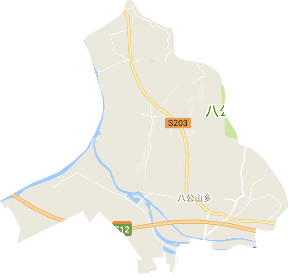 八公山乡电子地图