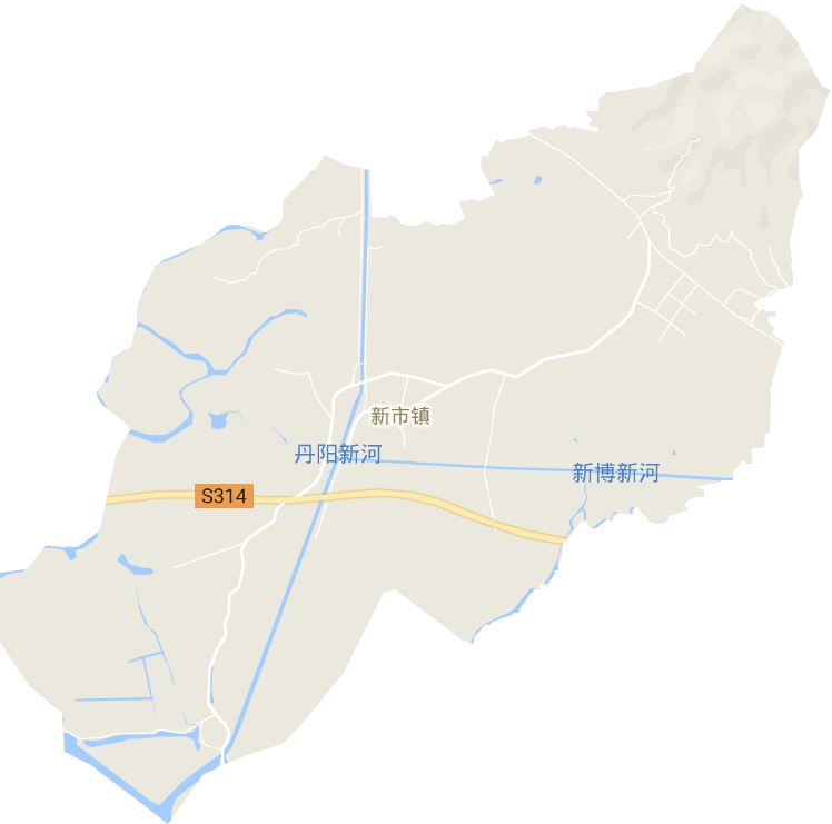 新市镇电子地图