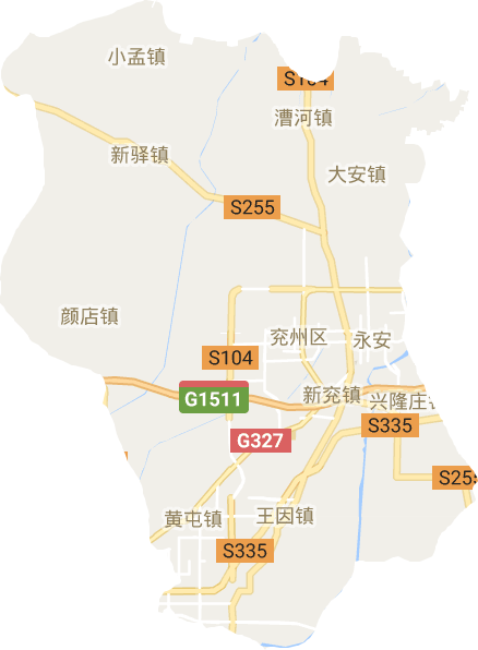 兖州区电子地图