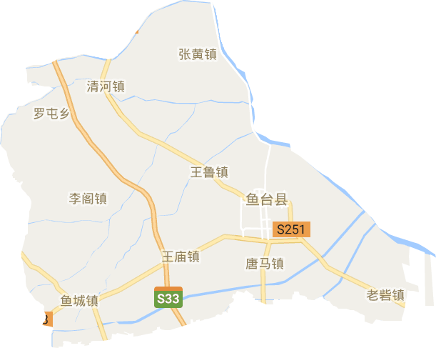鱼台县电子地图