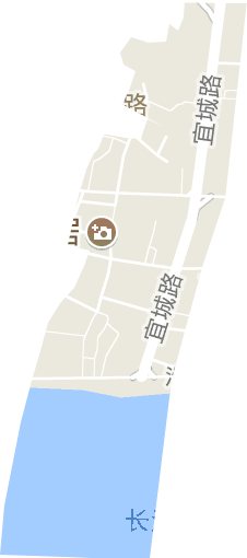 宜城路街道电子地图