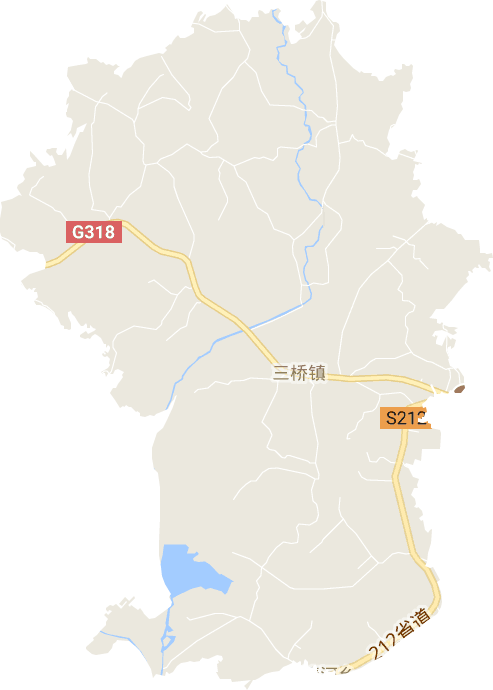 三桥镇电子地图