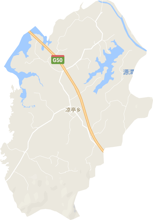 凉亭乡电子地图
