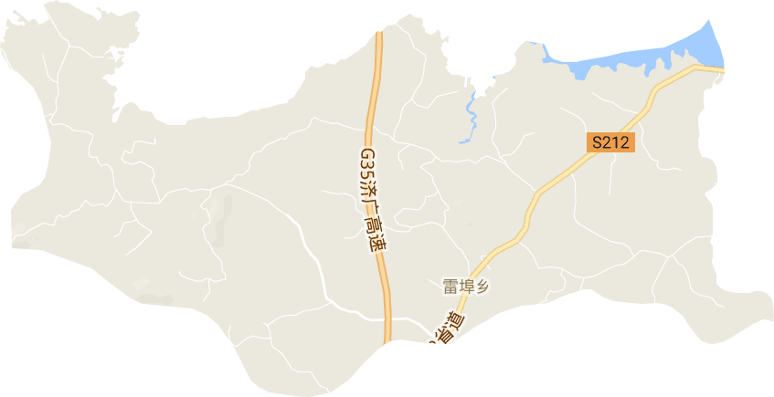 雷埠乡电子地图