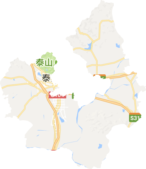 岱岳区电子地图