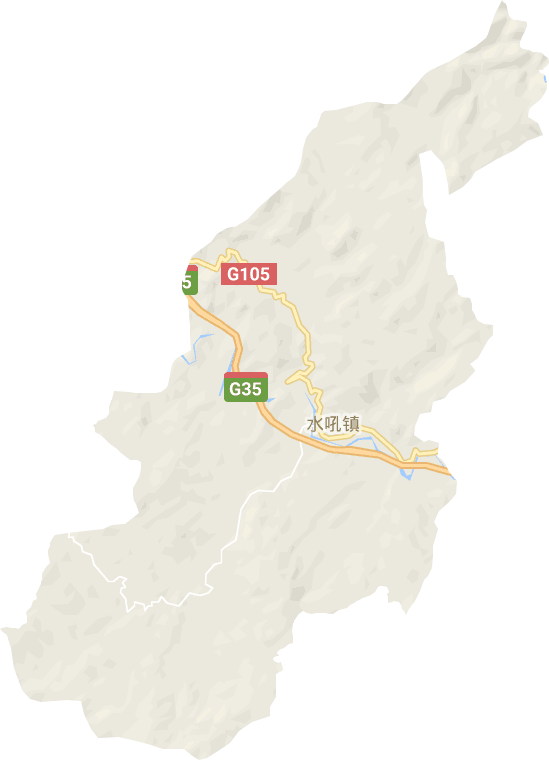 水吼镇电子地图