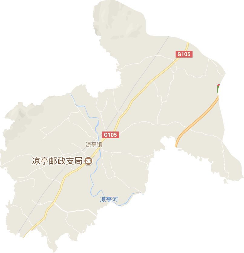 凉亭镇电子地图