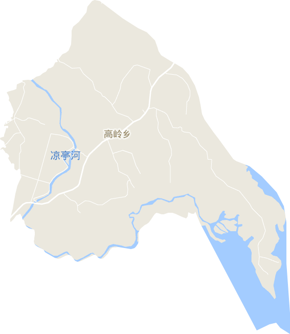 高岭乡电子地图