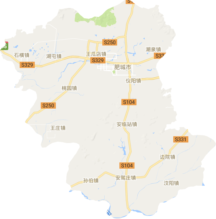 肥城市电子地图