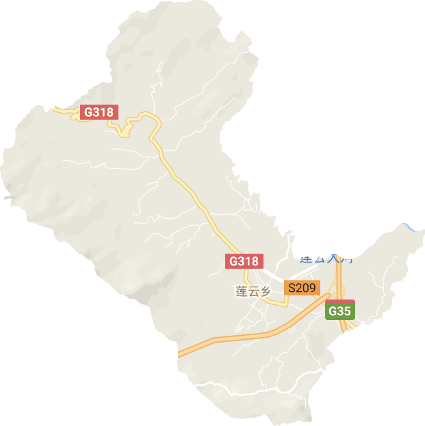 莲云乡电子地图