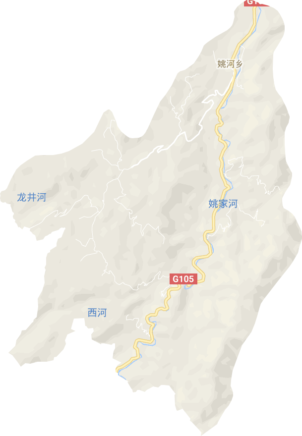 姚河乡电子地图