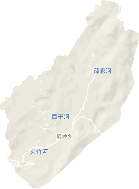 巍岭乡电子地图