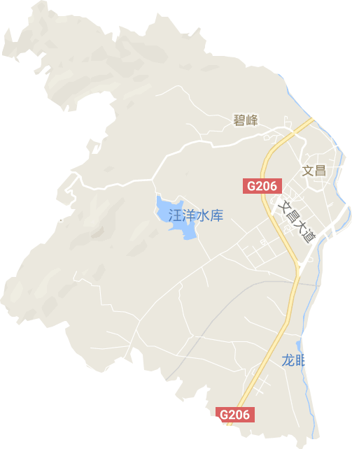 文昌街道电子地图