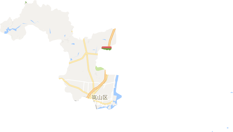 岚山区电子地图