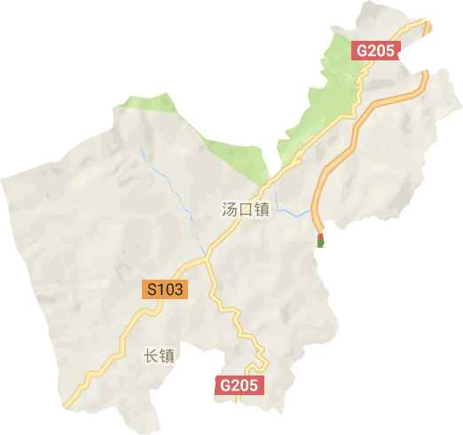 汤口镇电子地图