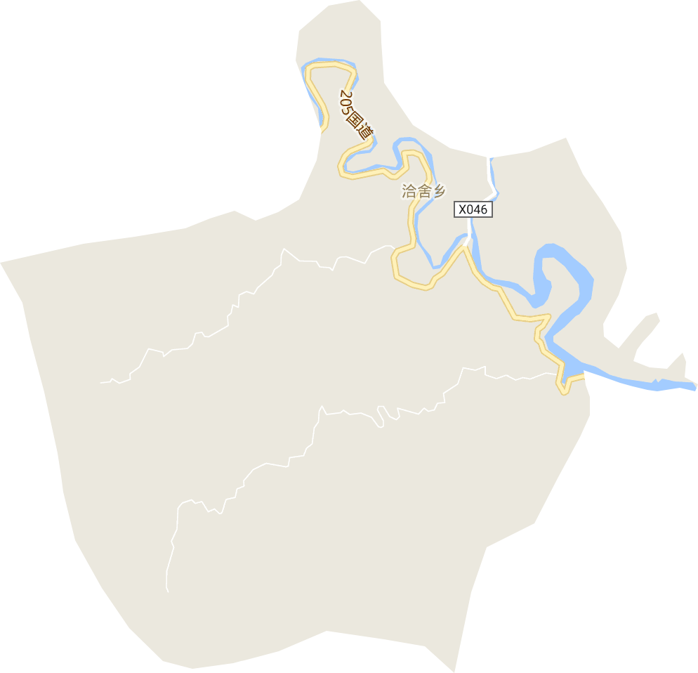 洽舍乡电子地图