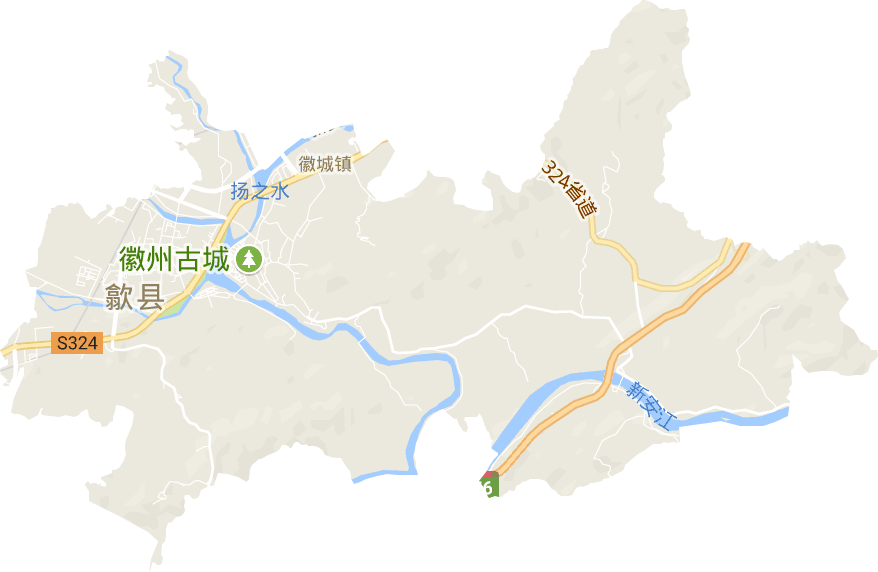 徽城镇电子地图
