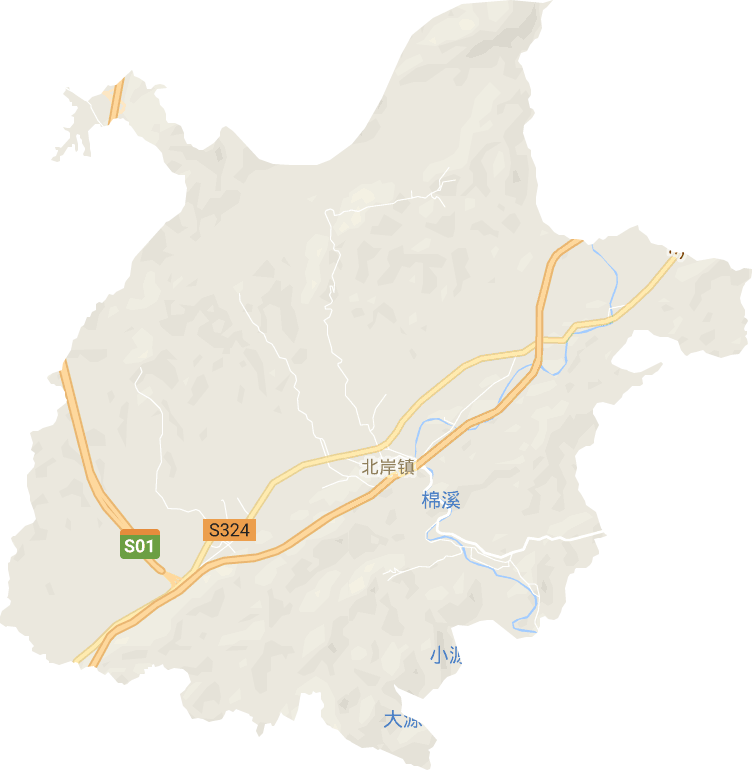 北岸镇电子地图