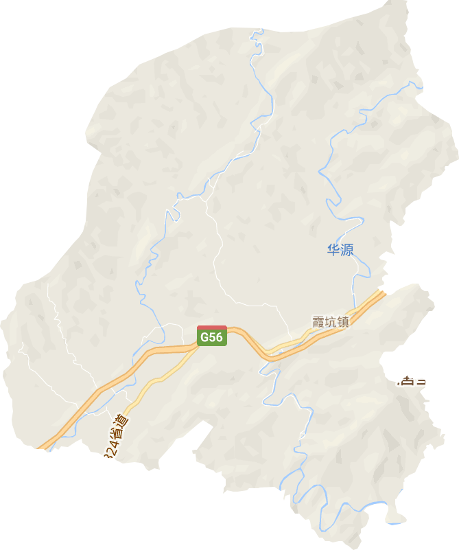 霞坑镇电子地图
