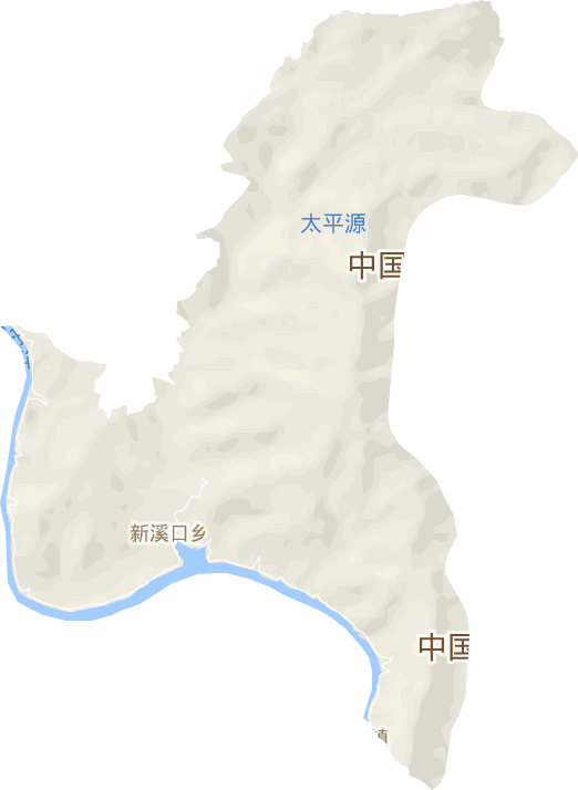 新溪口乡电子地图