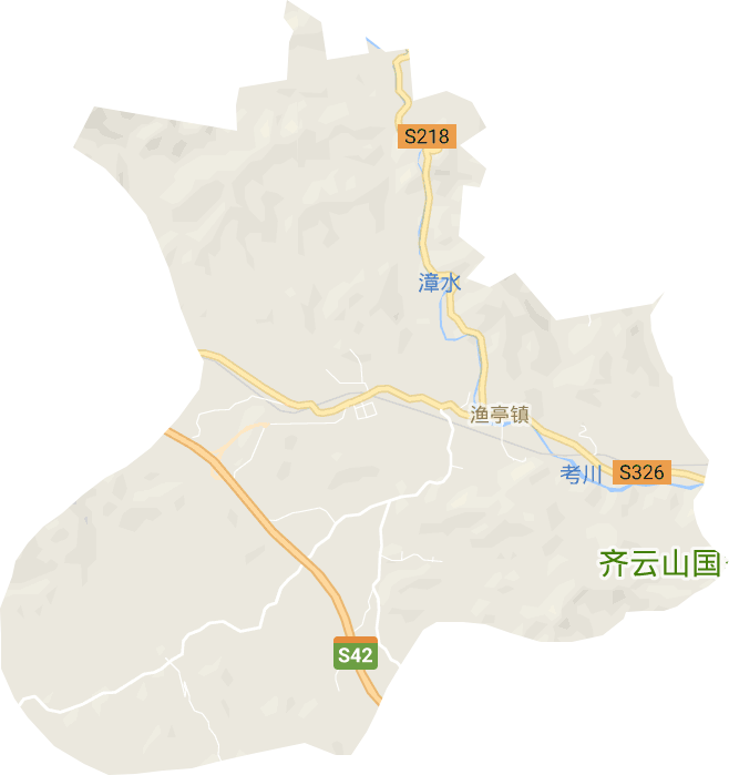 渔亭镇电子地图