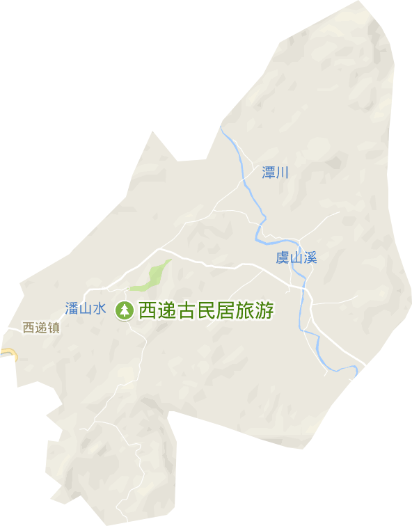 西递镇电子地图