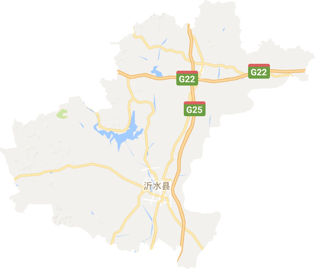 沂水县电子地图