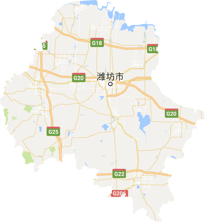 潍坊市电子地图