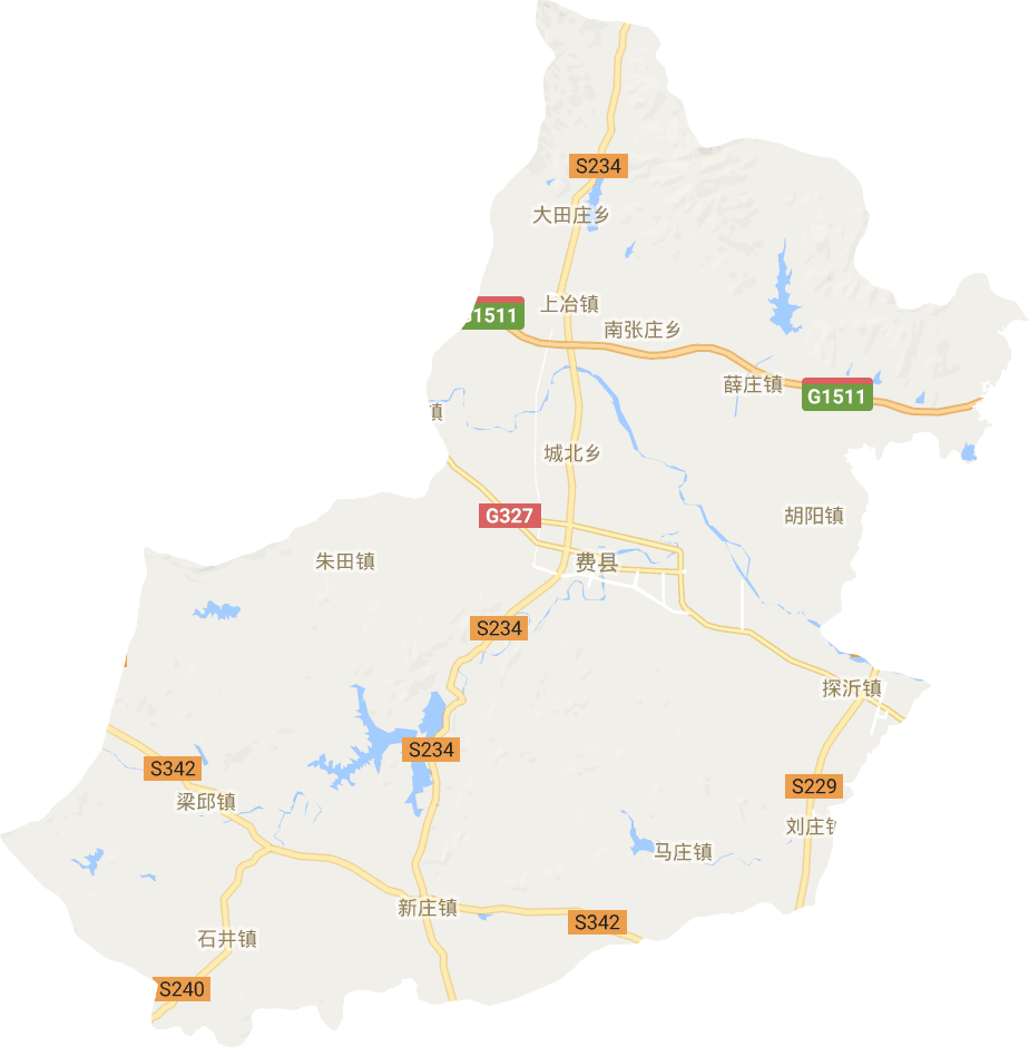 费县电子地图