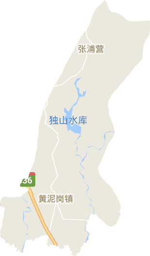 黄泥岗镇电子地图