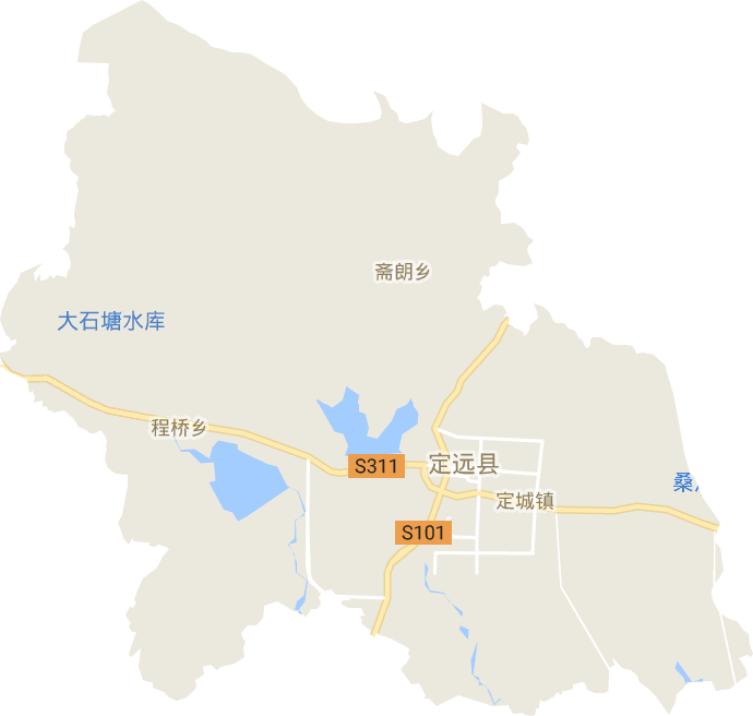 定城镇电子地图
