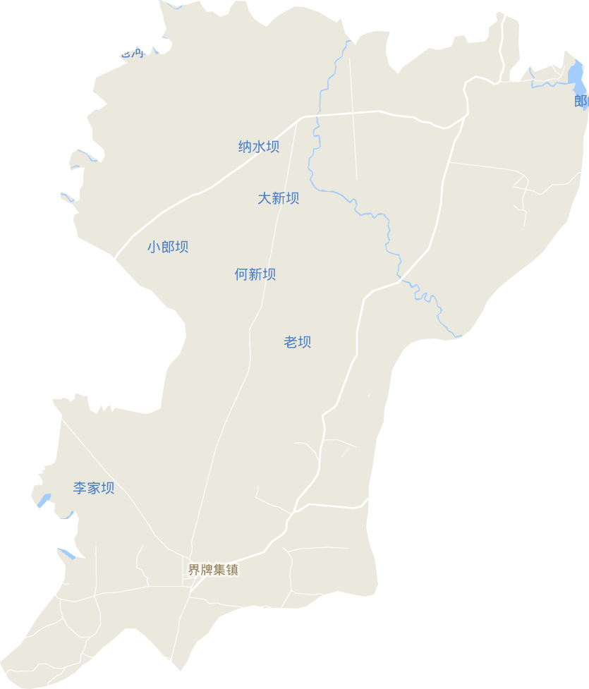 界牌集镇电子地图