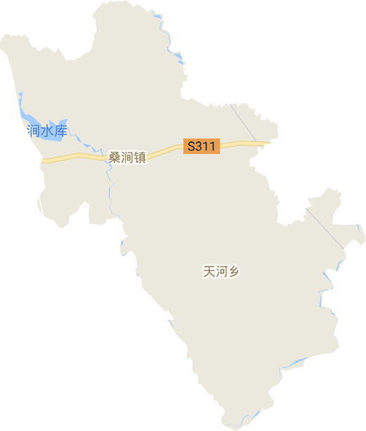 桑涧镇电子地图