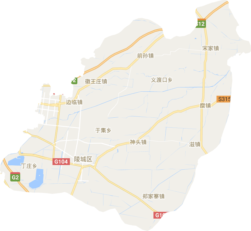 陵城区电子地图