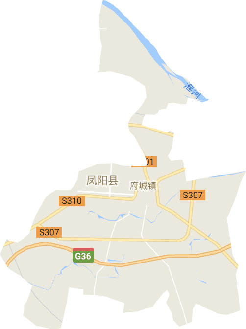 府城镇电子地图