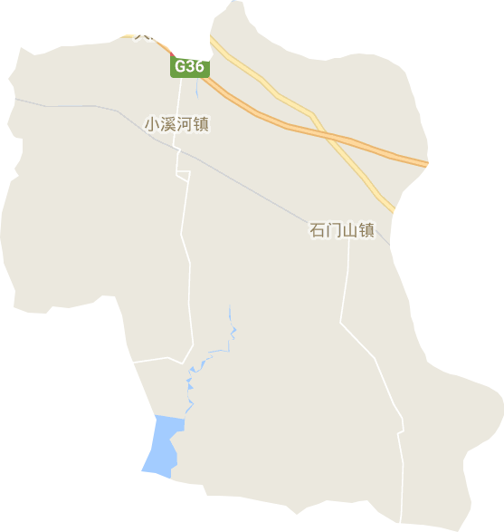 小溪河镇电子地图