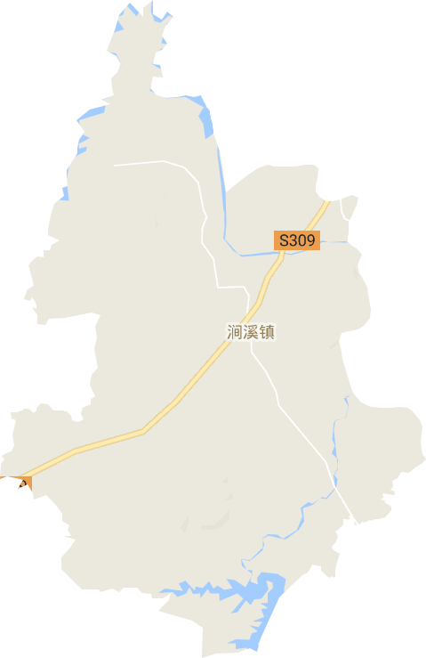 涧溪镇电子地图