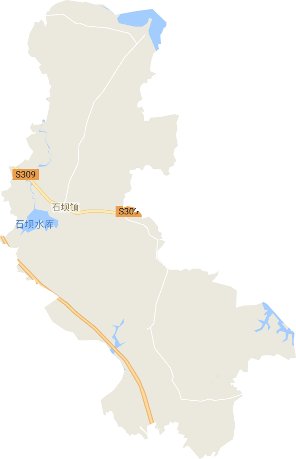 石坝镇电子地图