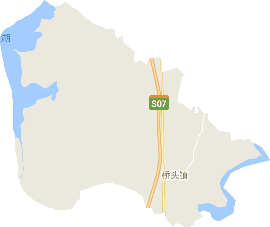 桥头镇电子地图