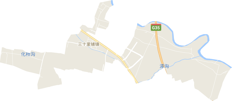 三十里铺镇电子地图