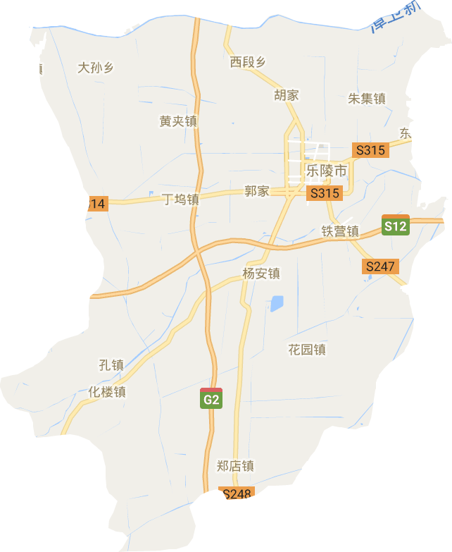 乐陵市电子地图