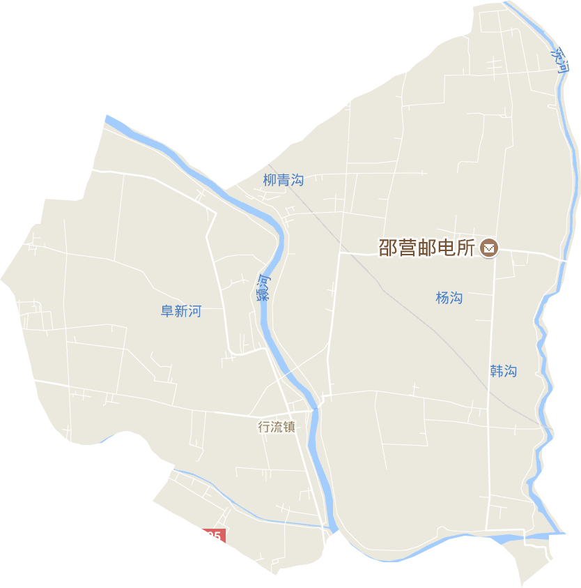 行流镇电子地图