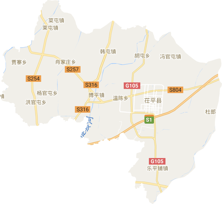 茌平区电子地图