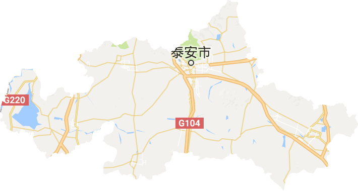 泰安市电子地图