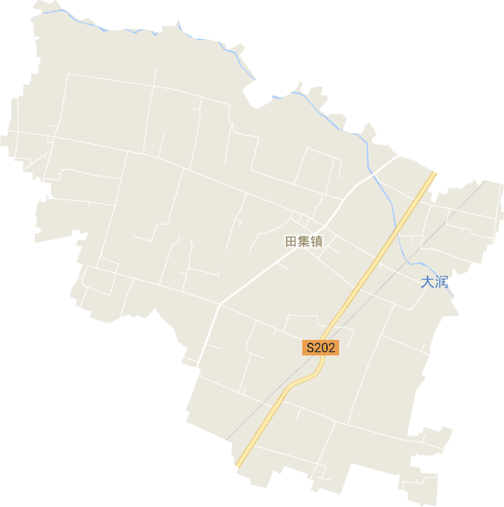 田集镇电子地图