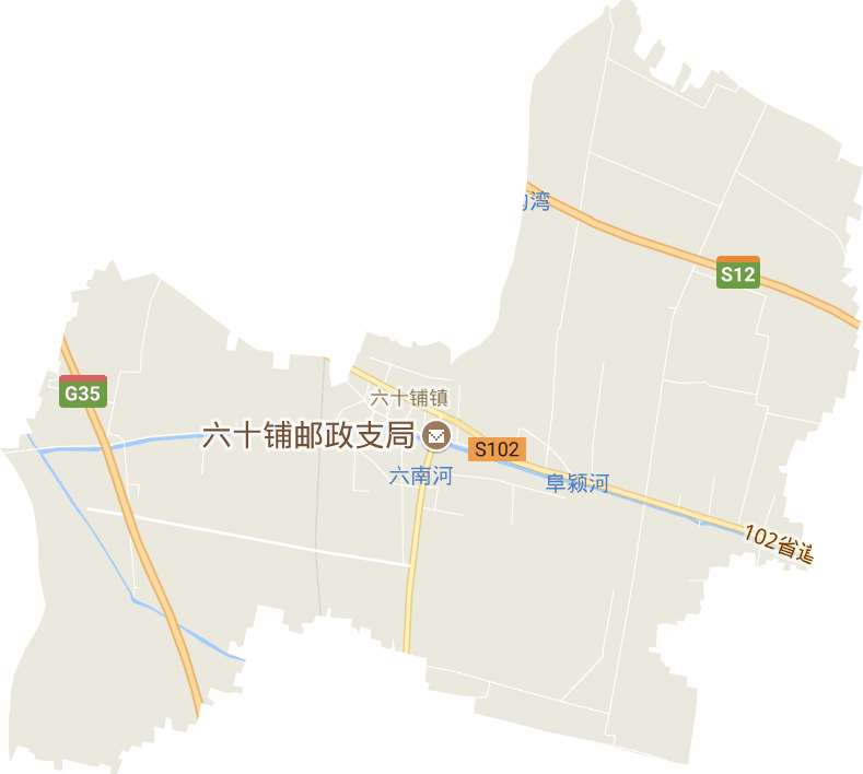 六十铺镇电子地图