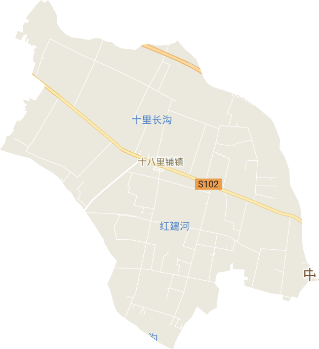 十八里铺镇电子地图